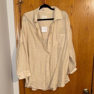 American Eagle button up/cardigan/blouse